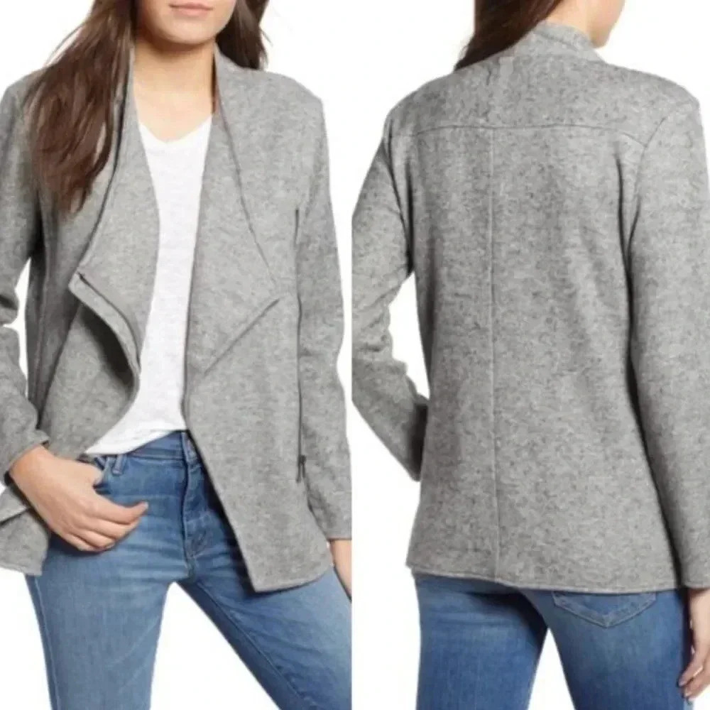 BB Dakota Gray Knit Jacket